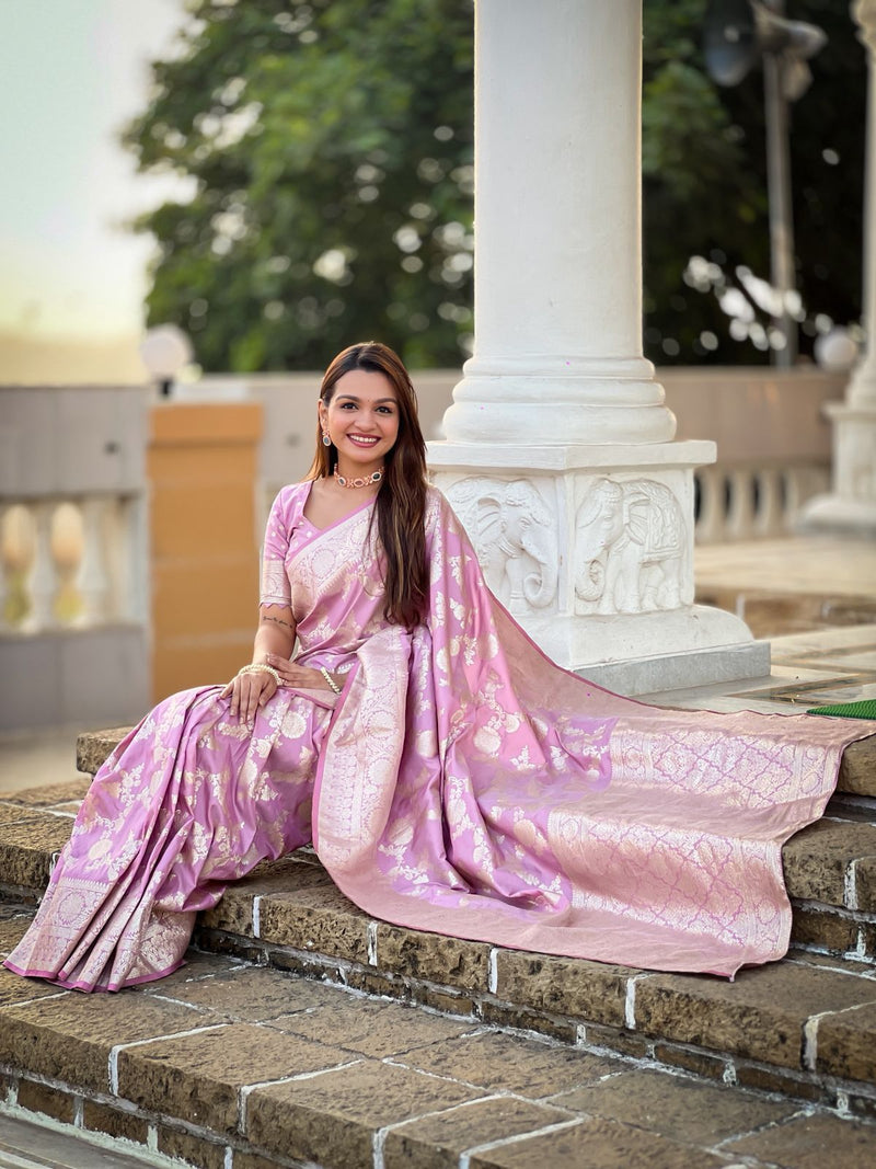 Anika Meenakari Banarasi Soft Silk